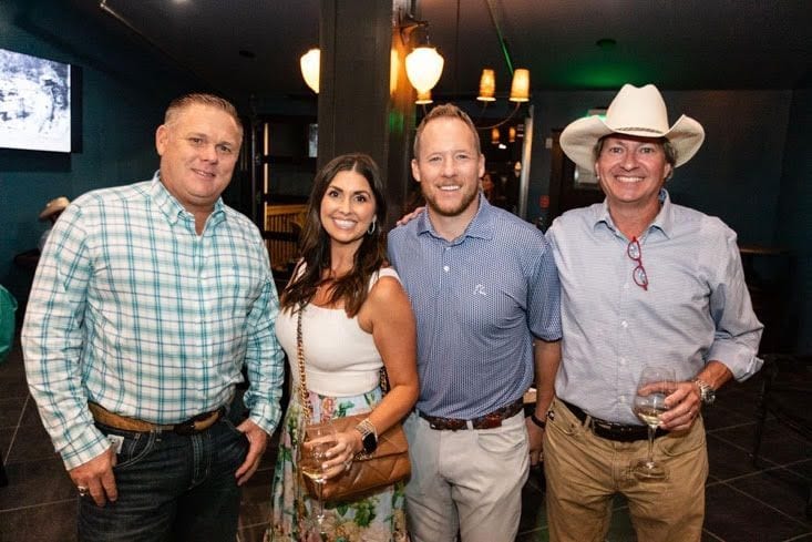 Group of guests at a WhiskyWoods event