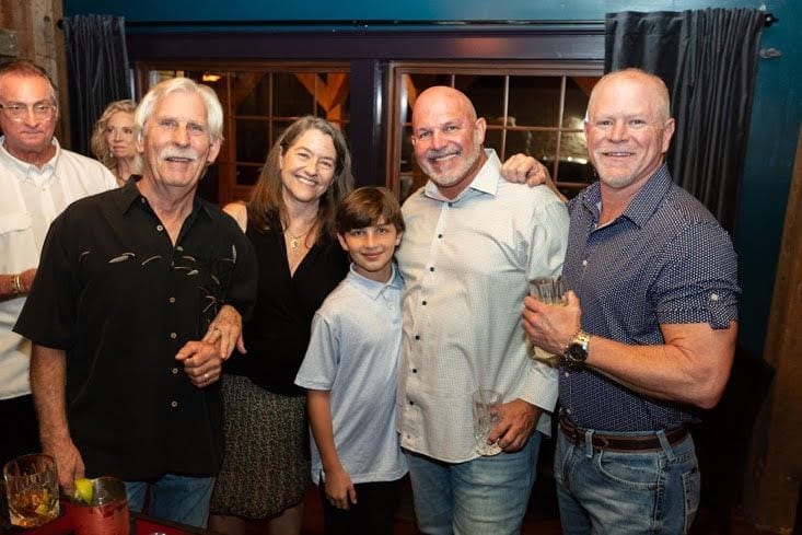 Group of guests at a WhiskyWoods event