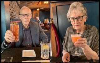 Karla and Wayne Mims celebrating their anniversary at WhiskyWoods
