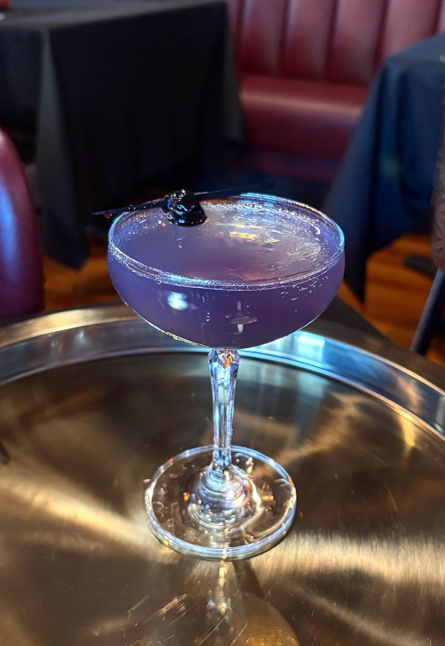 Signature lavender cocktail