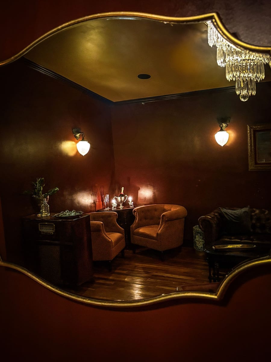 WhiskyWoods speakeasy lounge